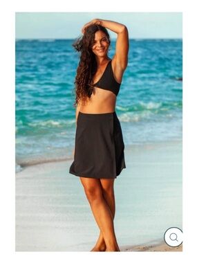 Ripskirt Hawaii Skirt - Black - Size L